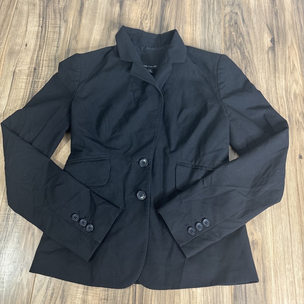 The Limited 2 Button Blazer Women's Size 2 Black
